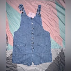 Girls overall shorts